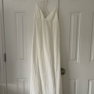 H&M Divided Cream Maxi Dress